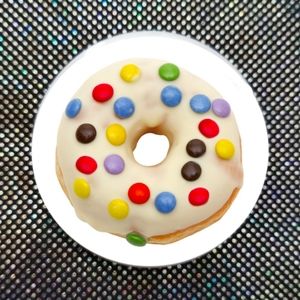 2.25 inch candy donut button badge pin